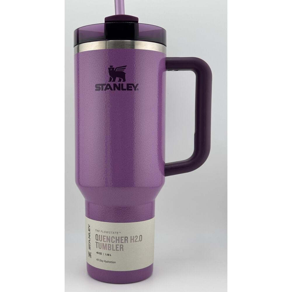 BRAND NEW Stanley 40 oz. Quencher H2.0 FlowState Tumbler; HAMMERTONE LILAC